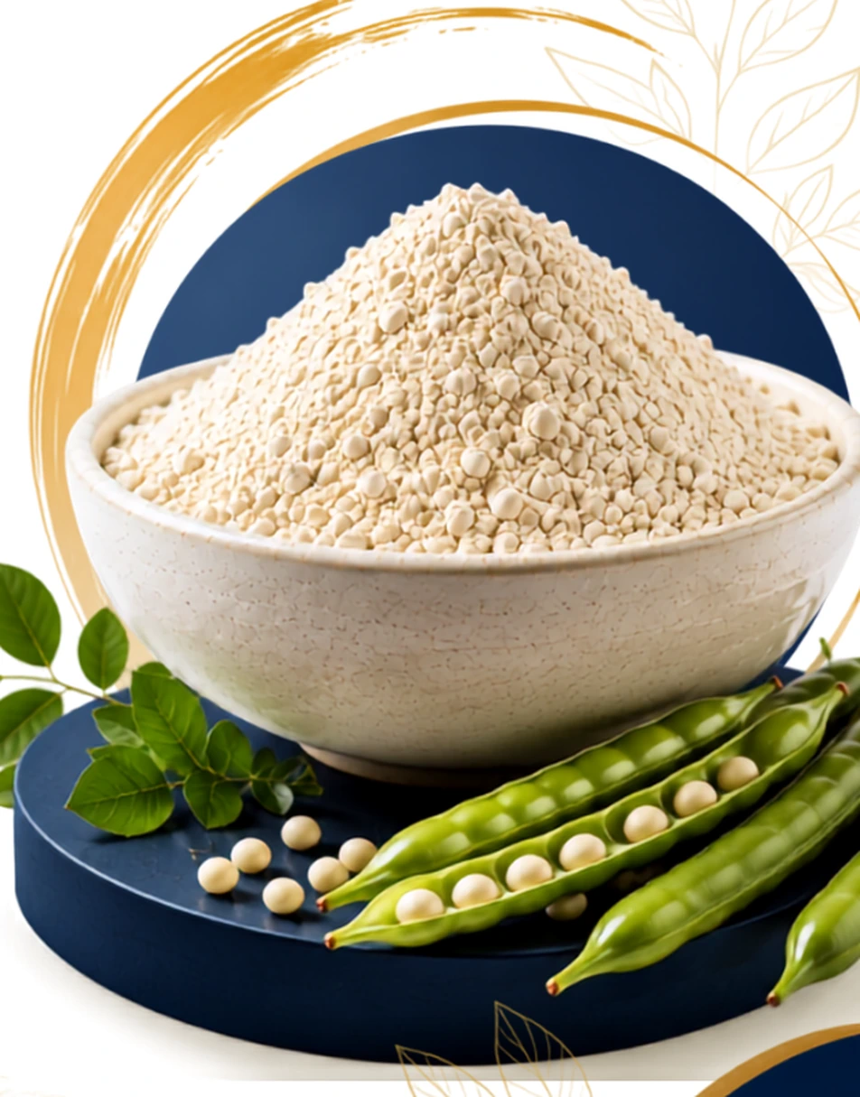 Guar gum powder used in food, pharmaceutical and industrial formulations