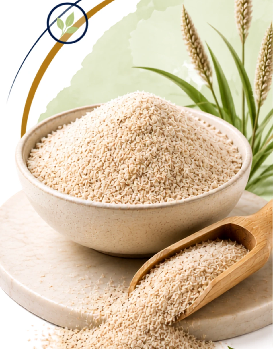 Psyllium husk used in fibre, nutraceutical and pharmaceutical formulations